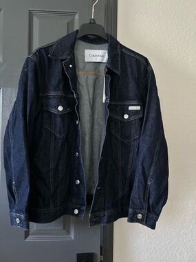 Calvin Klein Indigo Denim Shirt Jacket